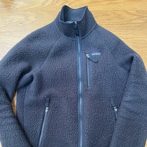 Patagonia Retro Pile Fleece Jacket in Black